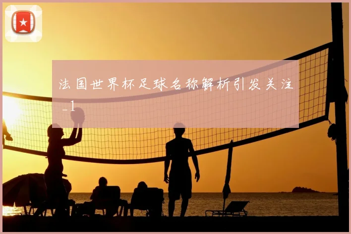 法国世界杯足球名称解析引发关注 _1