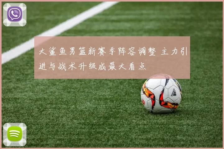 大鲨鱼男篮新赛季阵容调整 主力引进与战术升级成最大看点